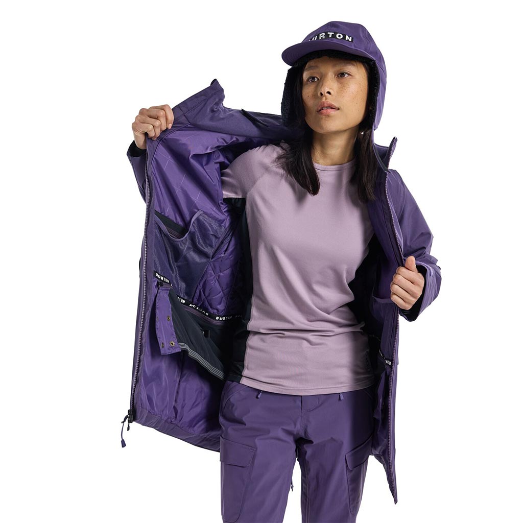 Burton 2023 Womens Gore Treeline Jacket - Violet Halo