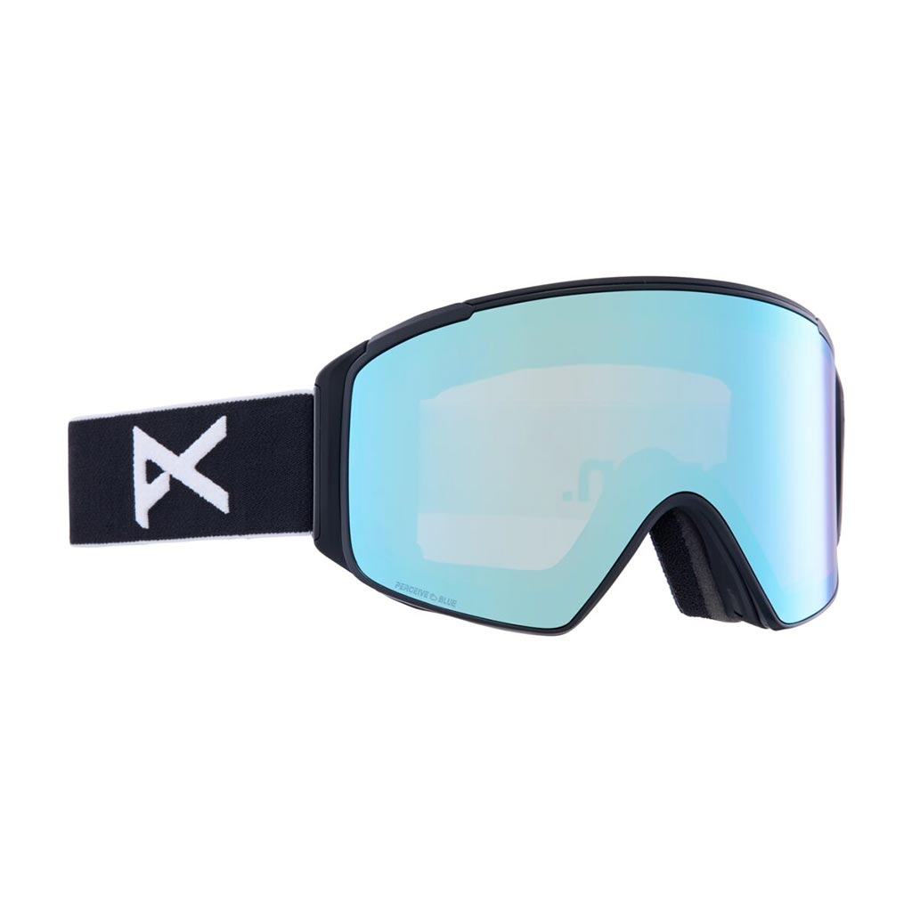 Anon M4S Low Bridge Cylindrical Goggle - Black/Variable Blue