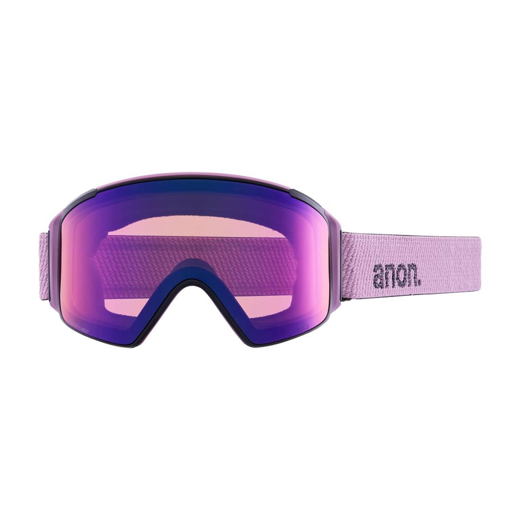 Anon M4s Low Bridge Cylindrical Goggle - Purple/Sun Onyx
