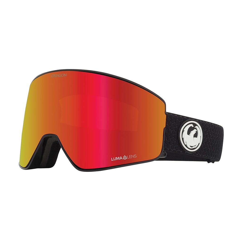 Dragon 2023 PXV2 Goggle + Extra Lens - Split/Red Ion