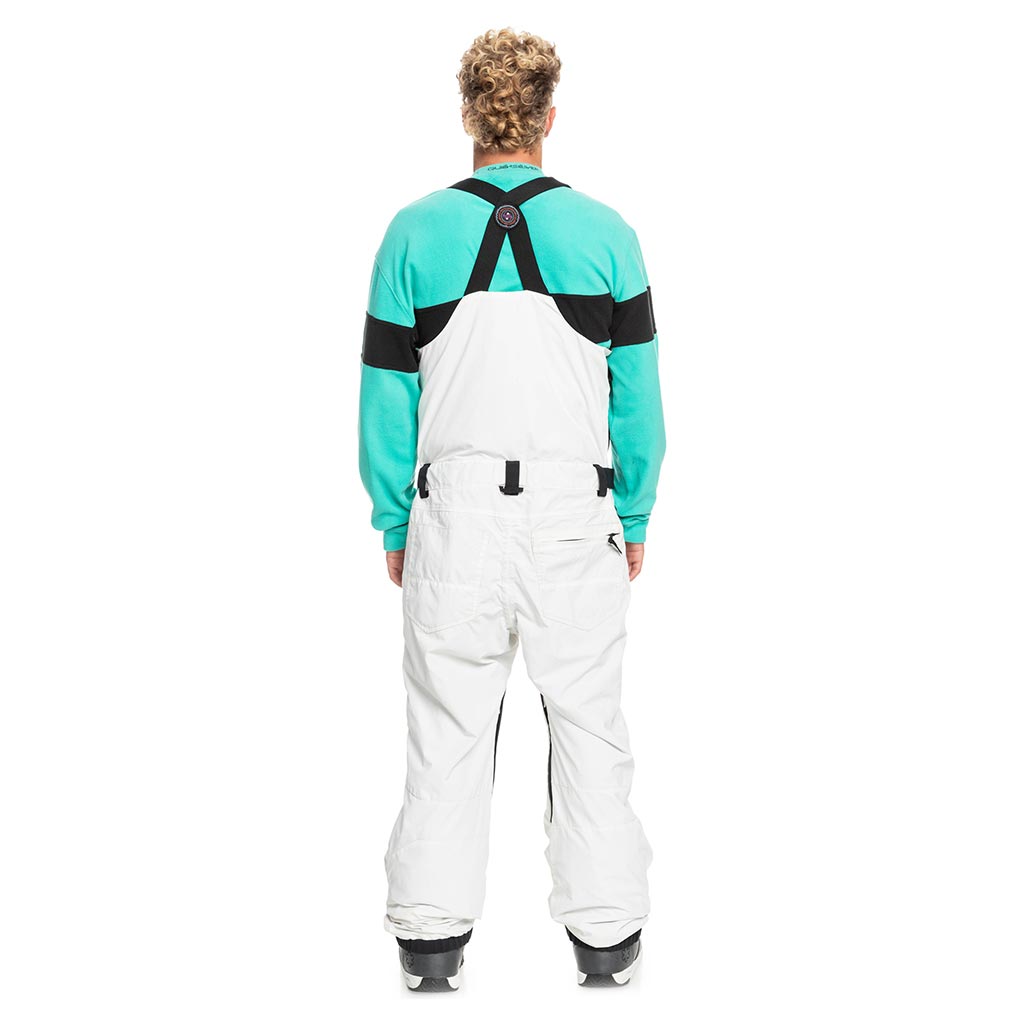 Quiksilver 2023 Fly High Bib Pant - Snow White