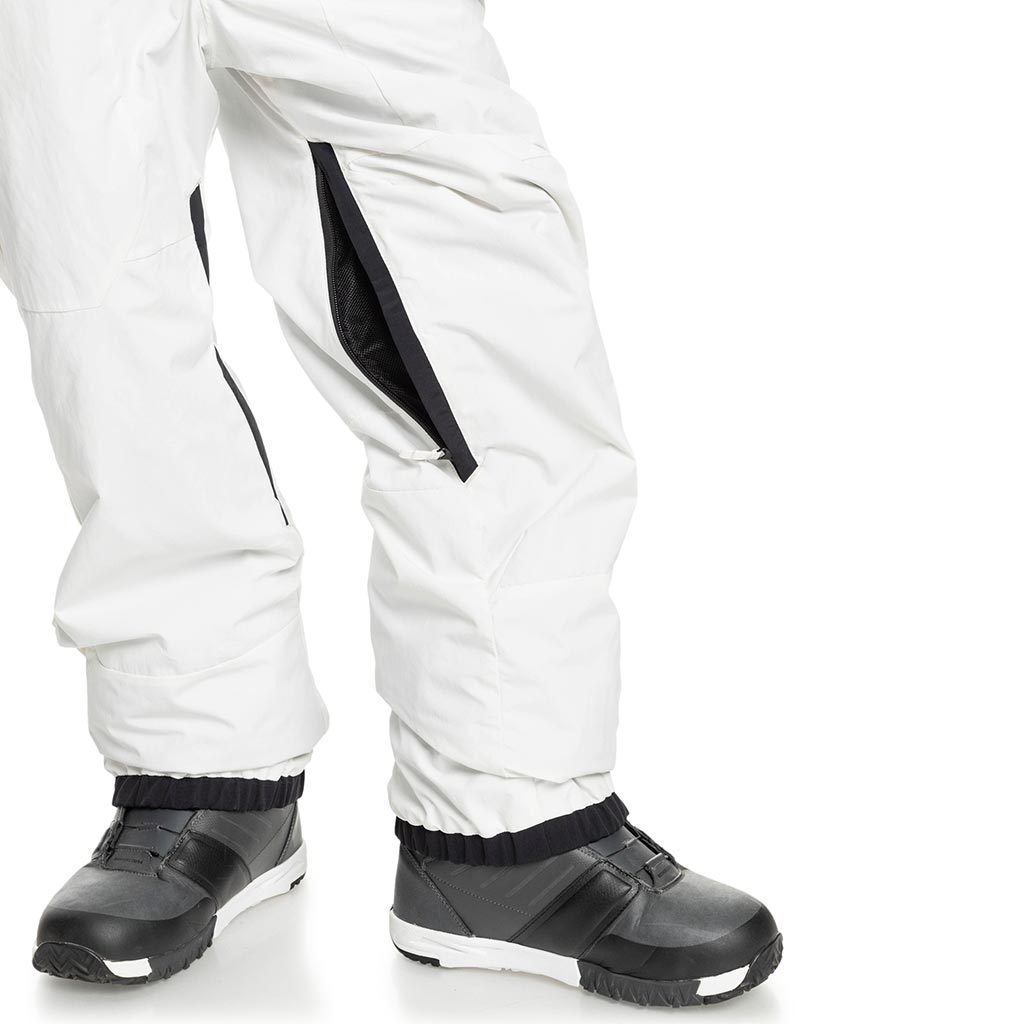 Quiksilver 2023 Fly High Bib Pant - Snow White