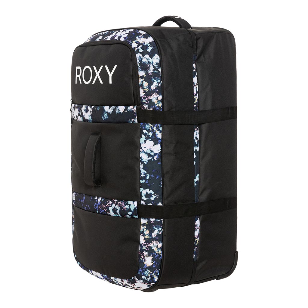 Roxy 2023 Long Haul Travel Bag - True Black Flowers