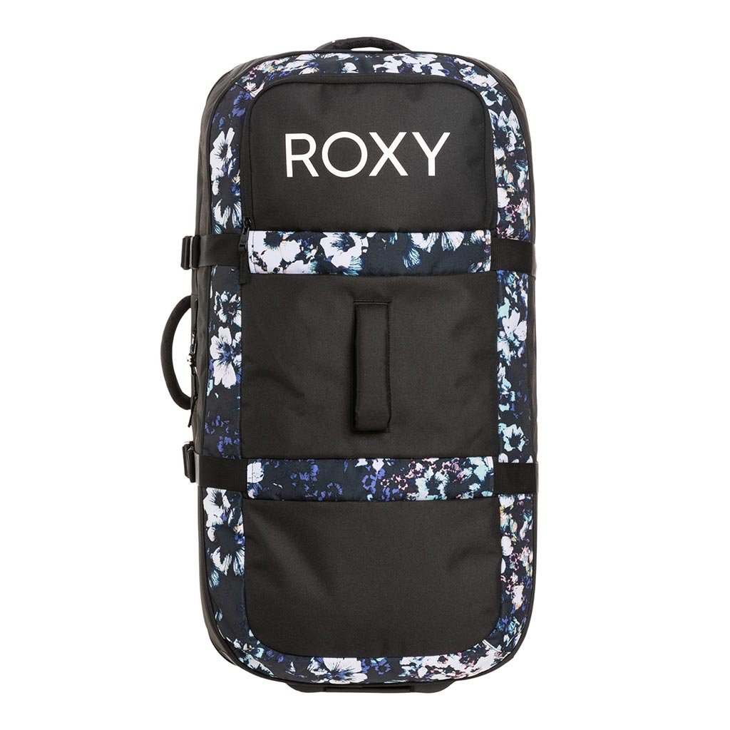 Roxy 2023 Long Haul Travel Bag - True Black Flowers