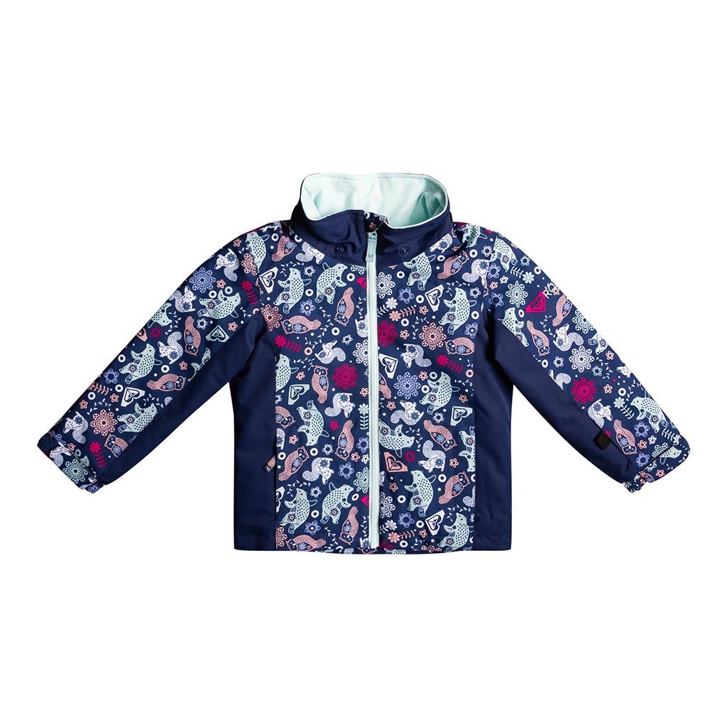 Roxy 2023 Kids Snowy Tale Jacket - Medieval Blue Neo