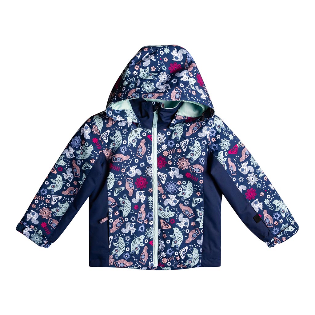 Roxy 2023 Kids Snowy Tale Jacket - Medieval Blue Neo