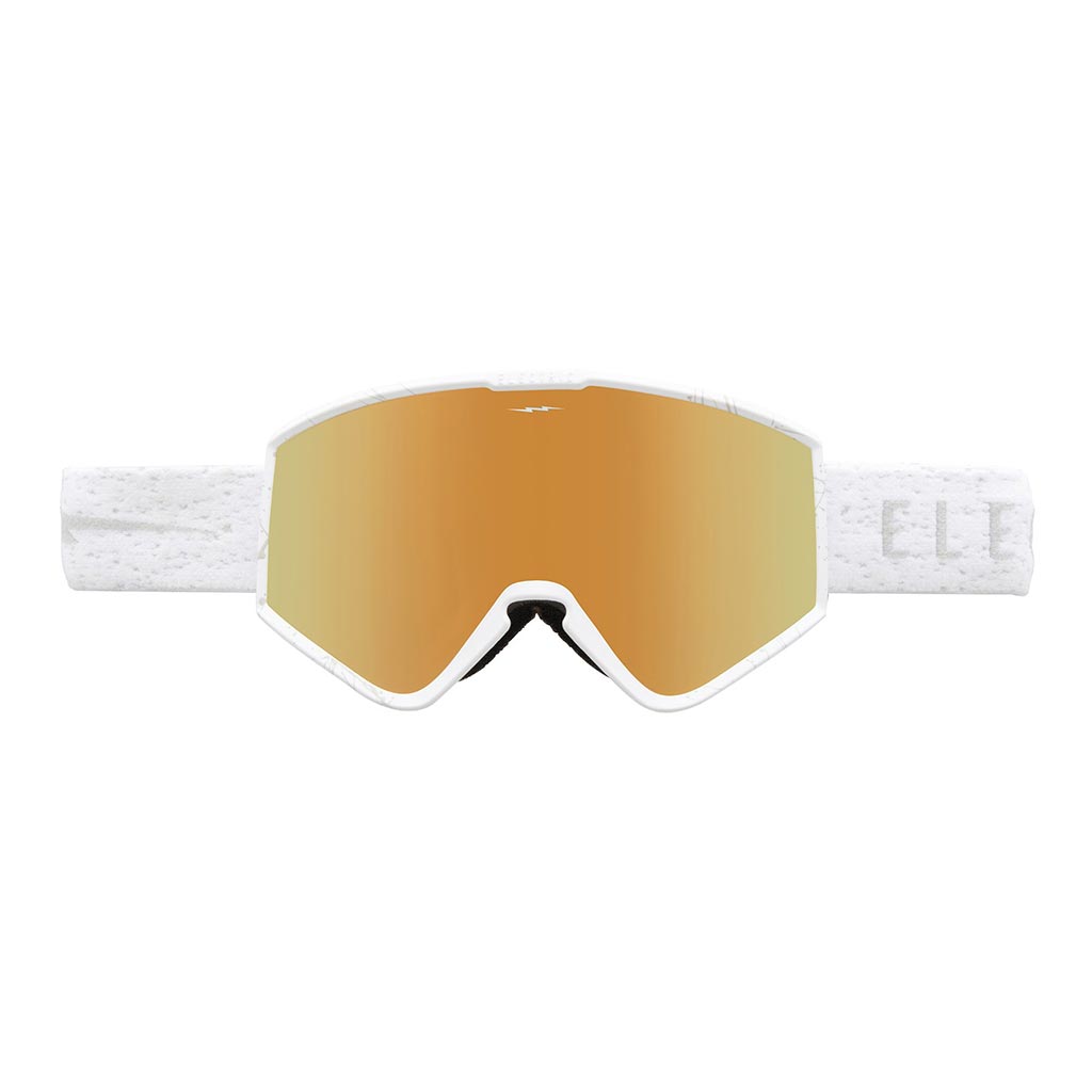 Electric 2023 Kleveland Small Goggles + Extra Lens - Speckled White/Gold Chrome