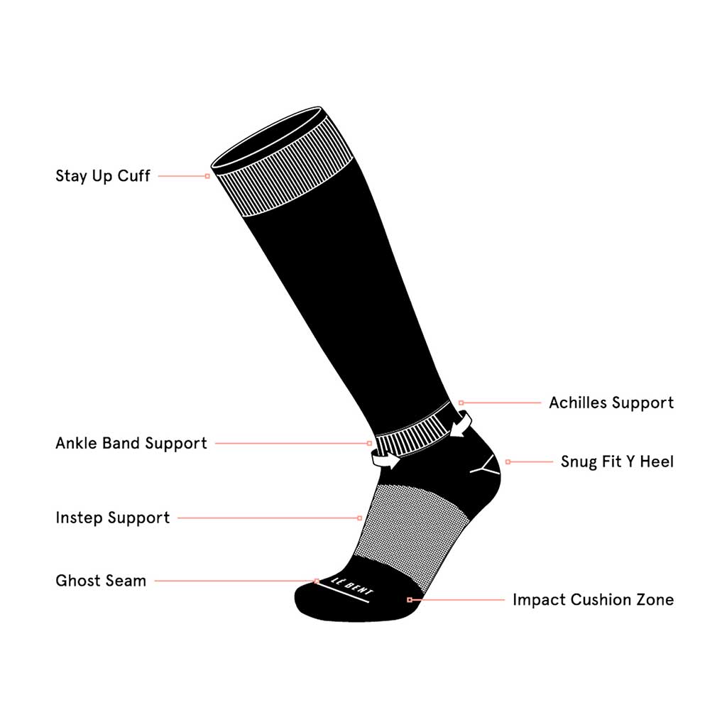 Le Bent Alpha Full Cushion Sock - Green