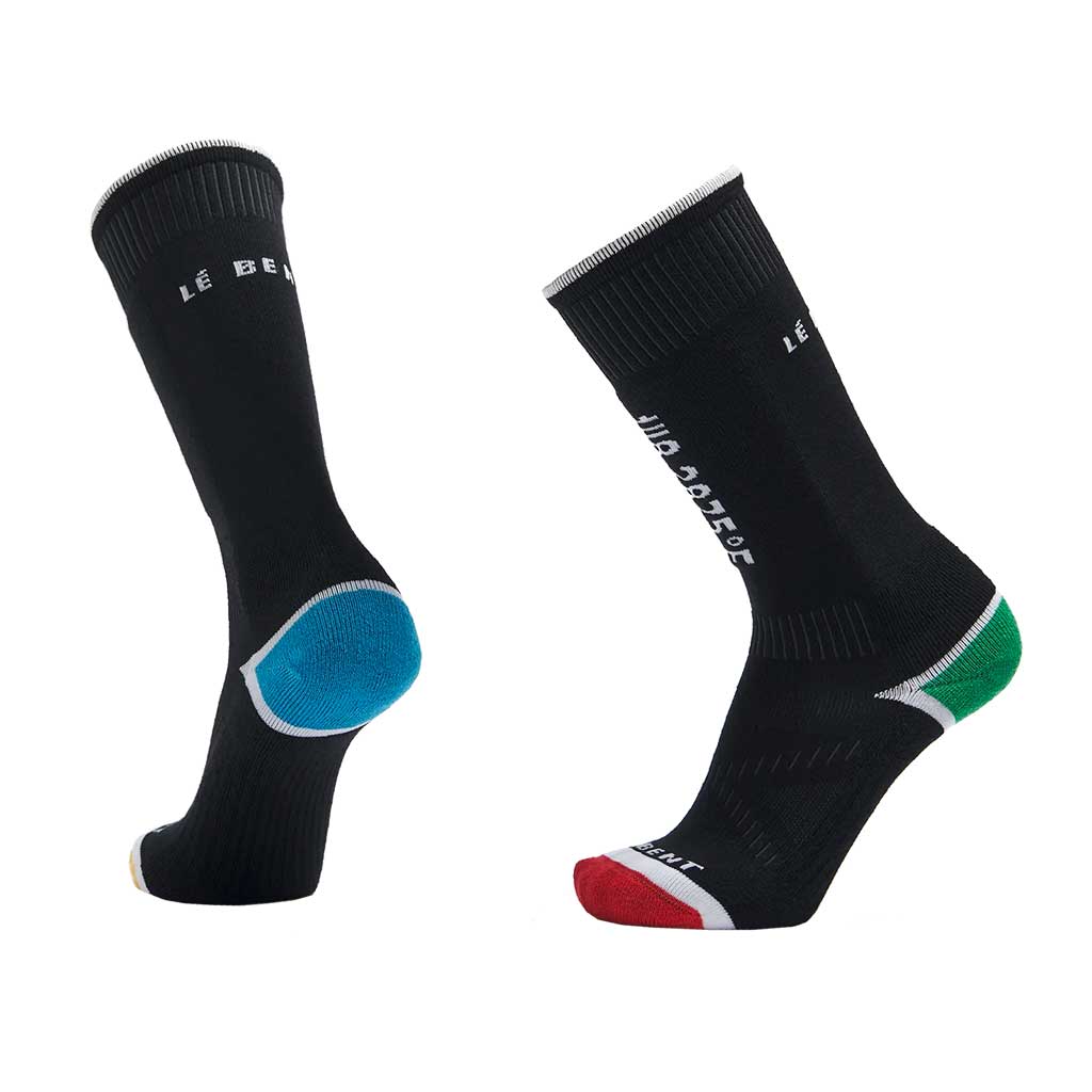 Le Bent Kids Core Light Snow Sock - Black