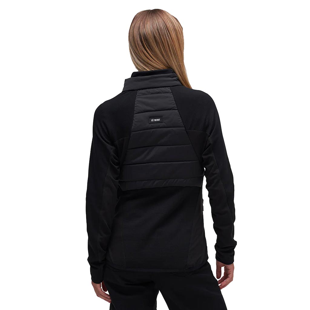 Le Bent Womens Genepi Wool Insulated Hybrid Jacket - Black