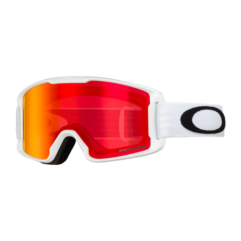 Oakley Line Miner Small/Youth Prizm Snow Goggle - Matte White/Torch