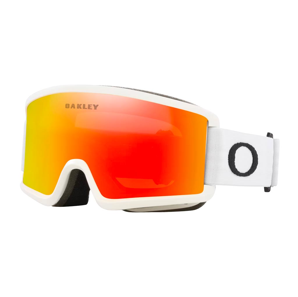 Oakley Target Line Small Snow Goggle - Matte White/Fire Iridium