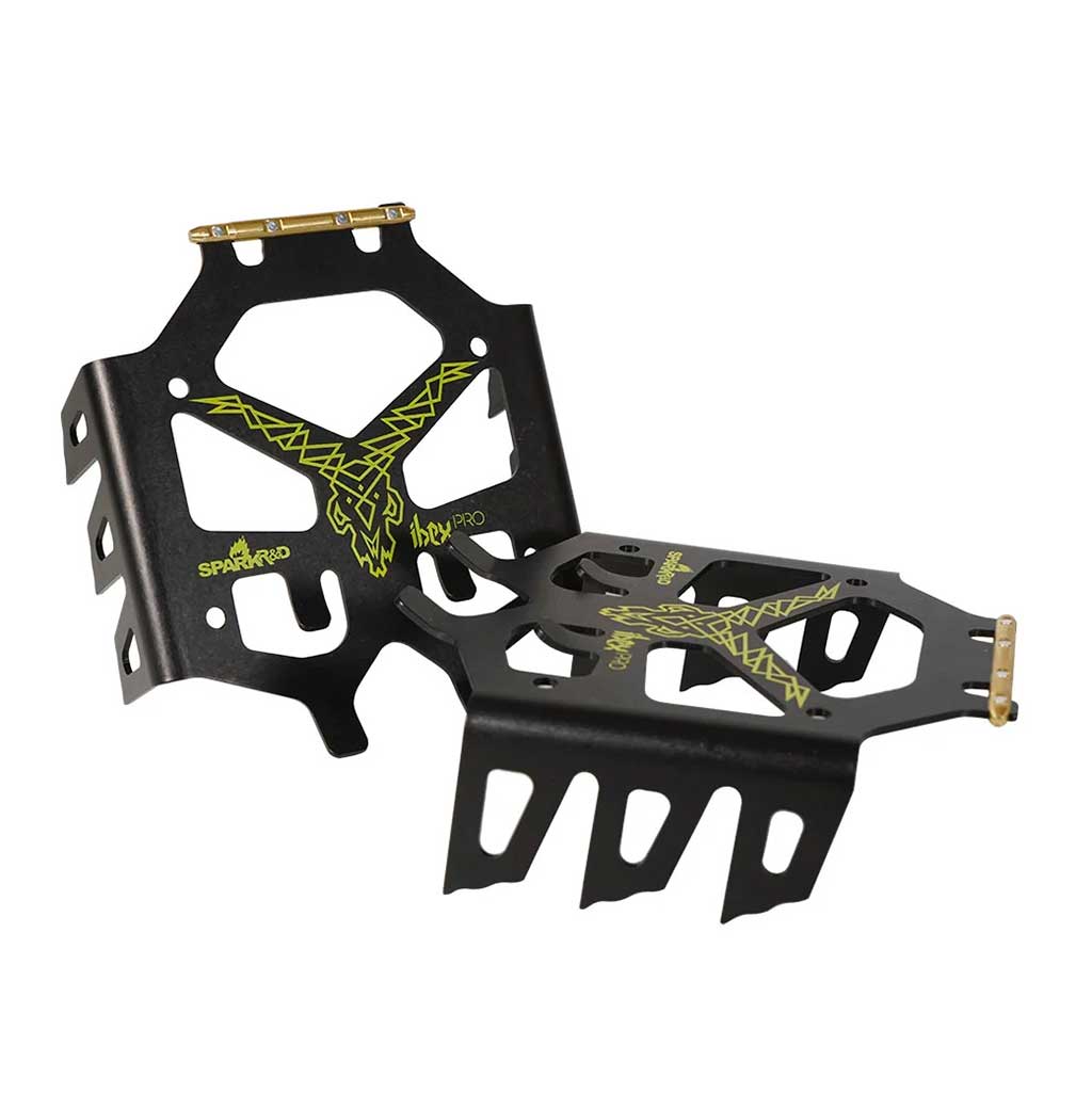 Spark Ibex Pro Crampons - Wide - Black/Lime