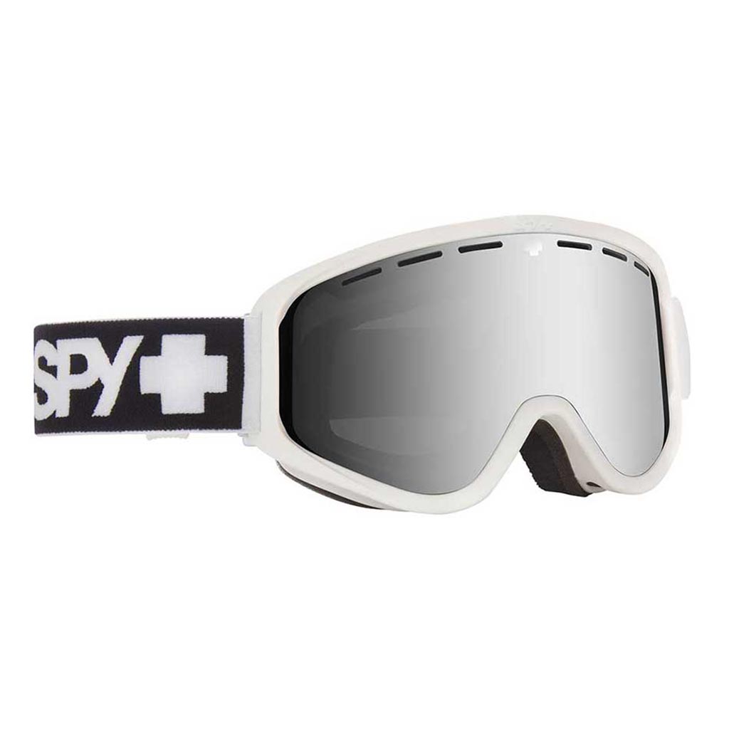 Spy 2023 Woot Goggle + Extra Lens - Matte White/Silver Mirror