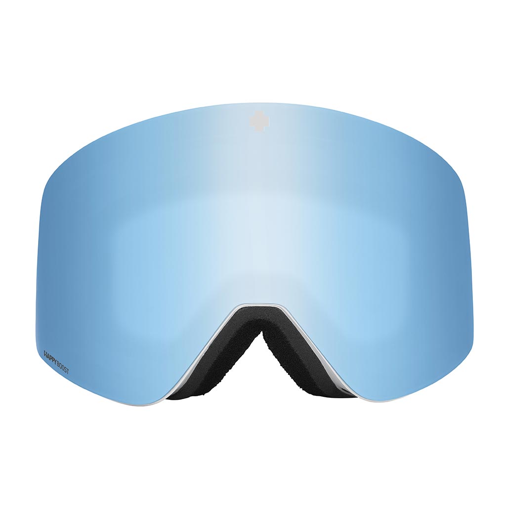 Spy 2023 Marauder Elite Boost Goggle + Extra Lens - Matte White/Happy Boost Blue