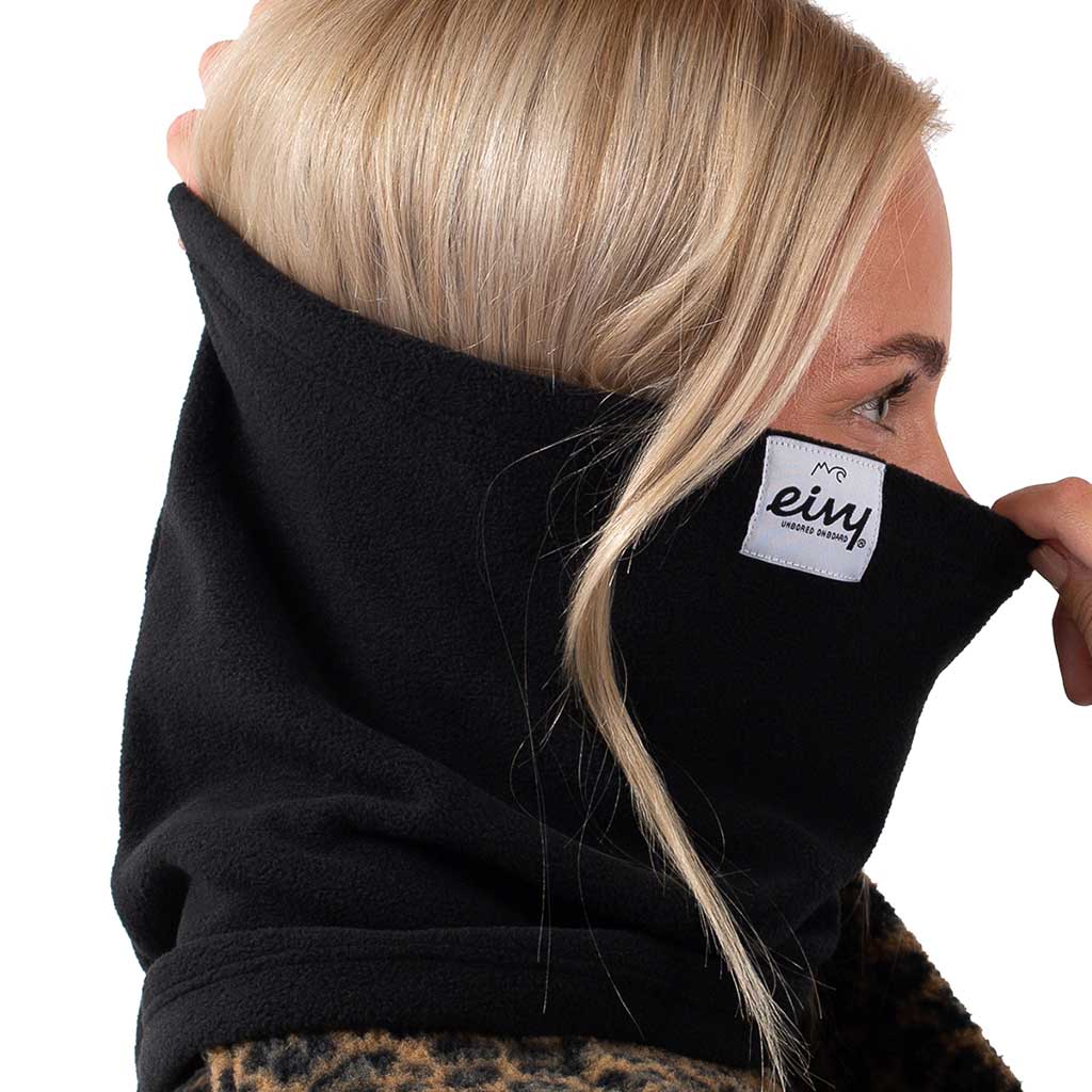 Eivy Tubular Fleece Neckwarmer - Black