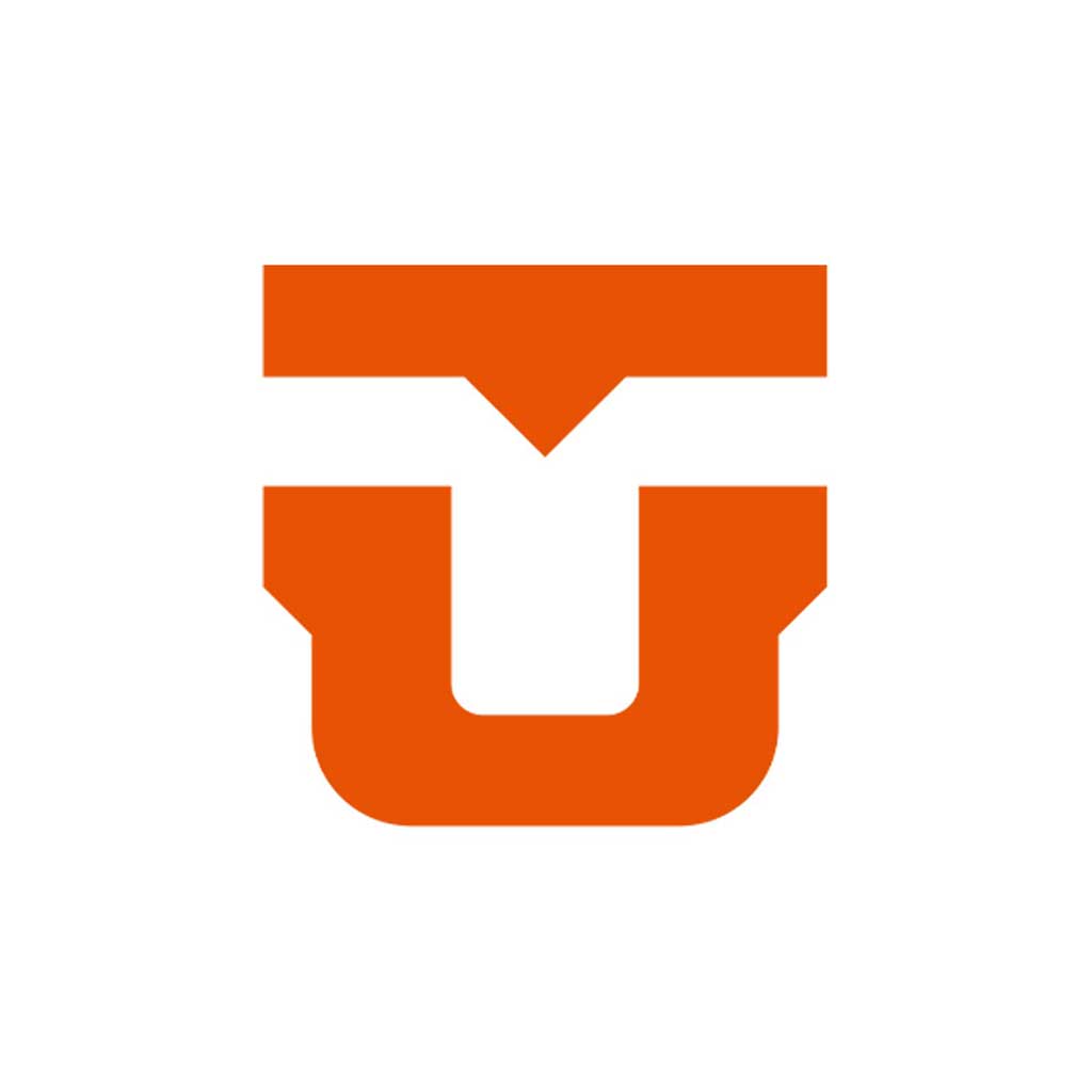 Union Diecut Sticker 6.5 inch - Orange