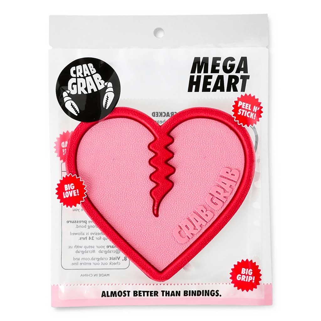 Crab Grab Mega Heart Stomp Pad - Bubblegum