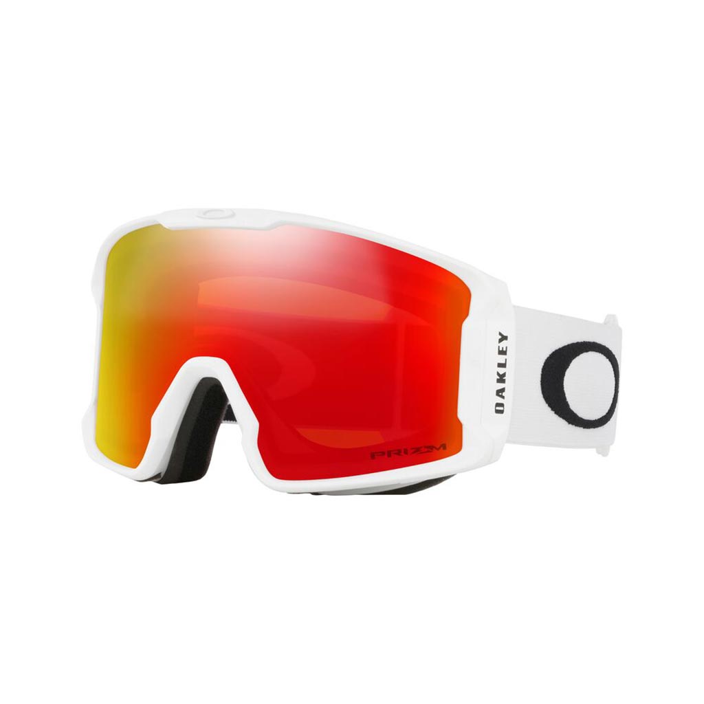 Oakley Line Miner L Prizm Iridium Snow Goggle - Matte White/Torch