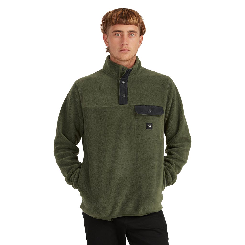 Quiksilver Tempt Pop Over Fleece - Thyme