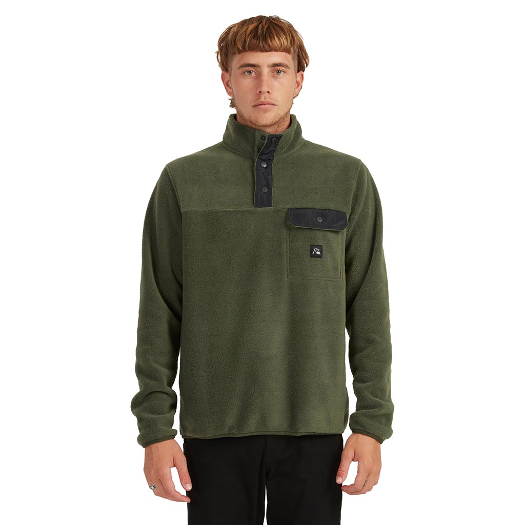 Quiksilver Tempt Pop Over Fleece - Thyme